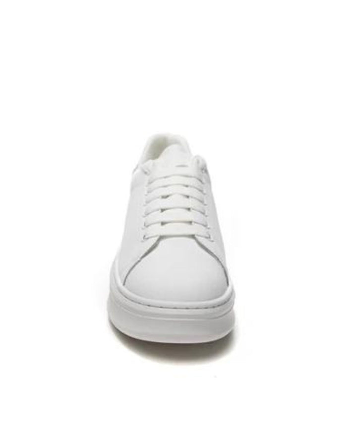 Gaelle Paris Sneakers Addict Pelle Bianco 4