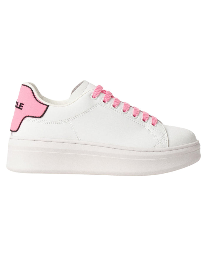 Gaelle Sneakers Addict Leather Pink 1