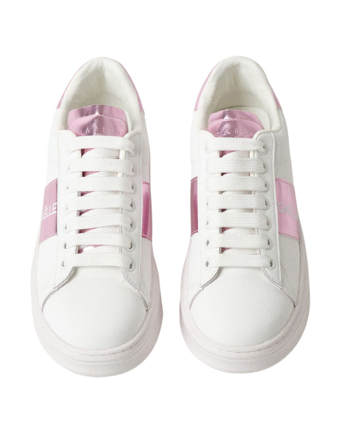 Gaelle Sneakers Every Days Pink Leather 4