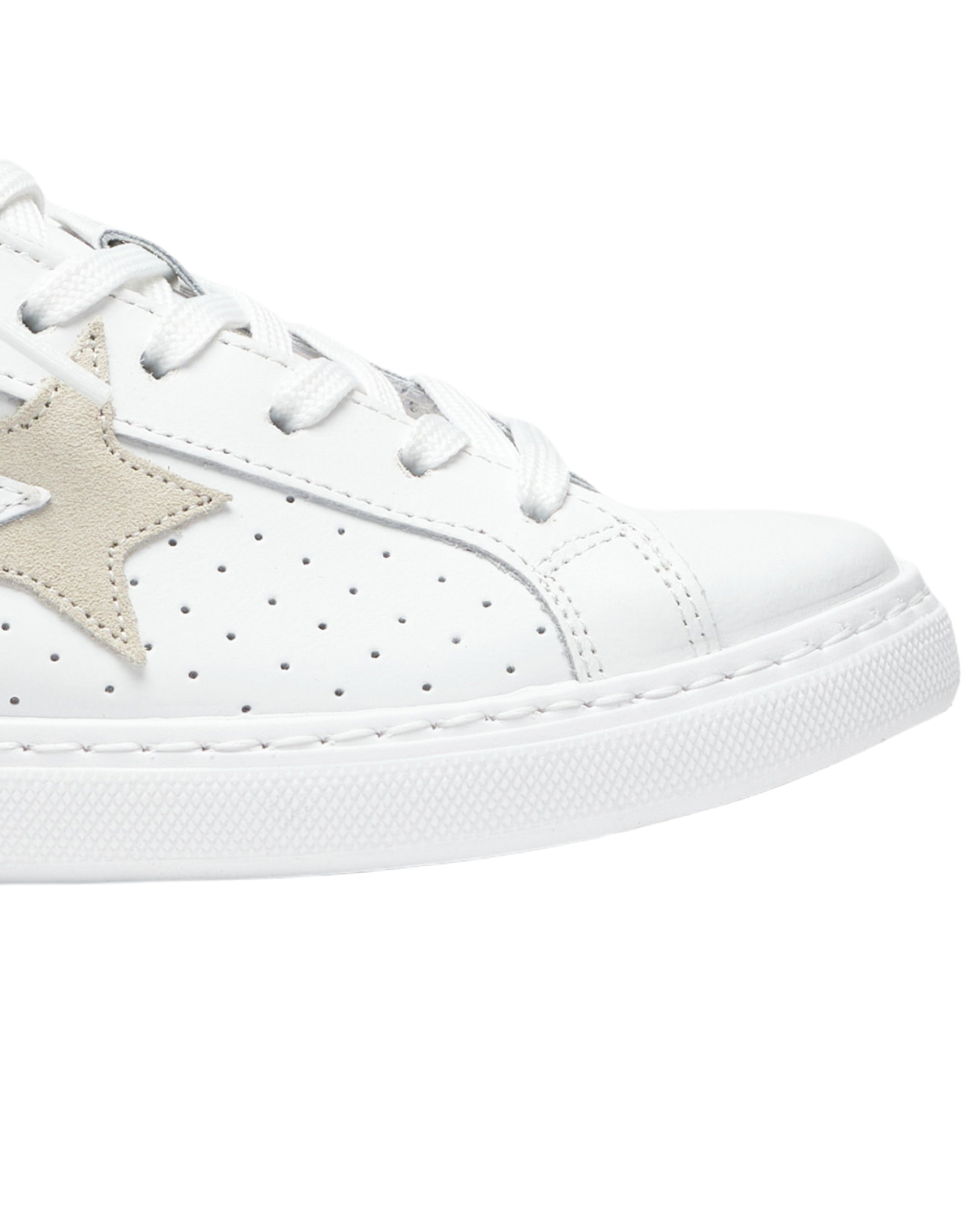 2star scarpe sneakers Made In Italy Artigianale Pelle 100% Bianco Donna