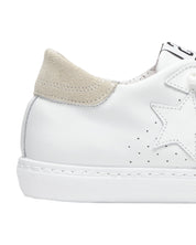 2star scarpe sneakers Made In Italy Artigianale Pelle 100% Bianco Donna
