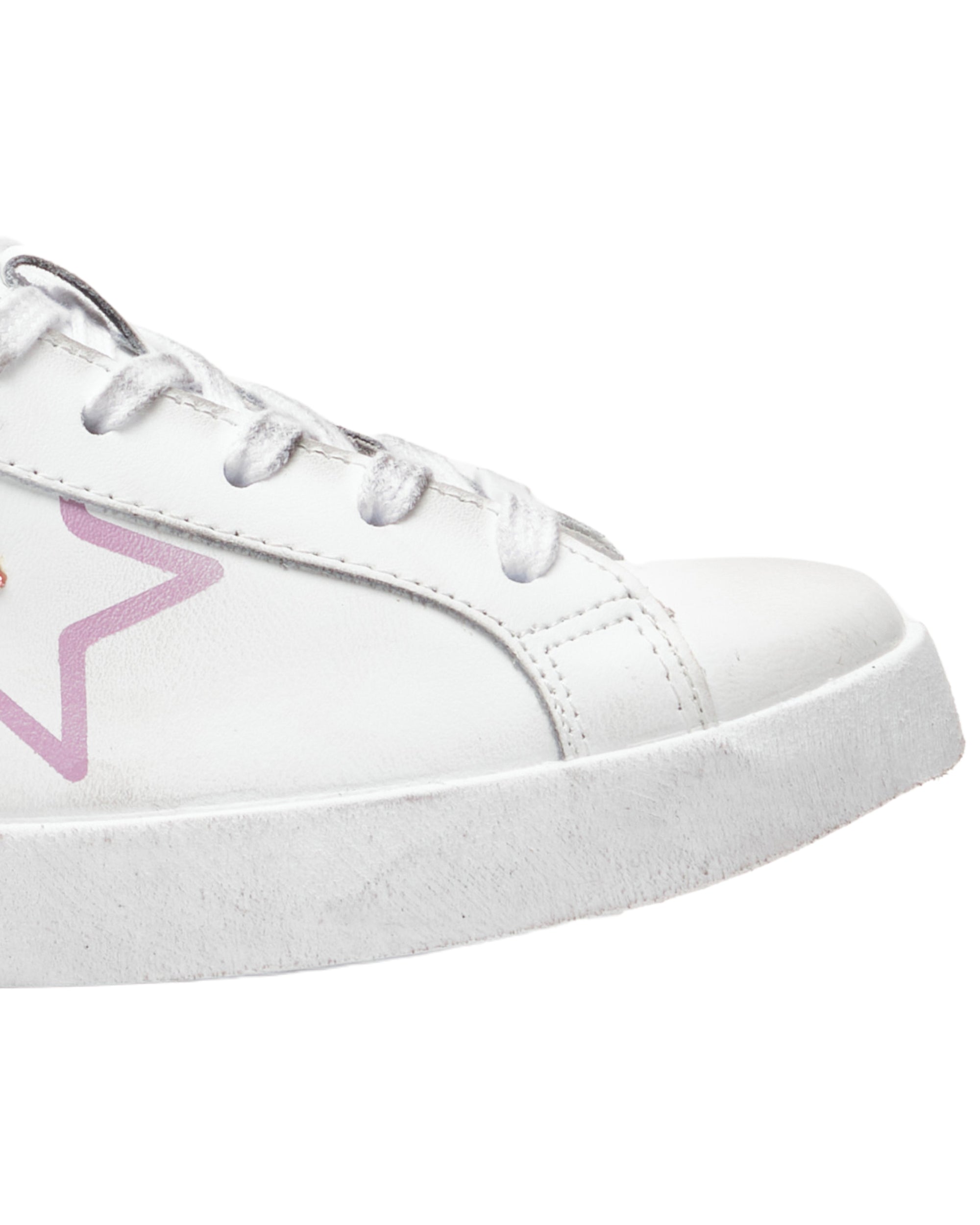 2star Made In Italy Artigianale Pelle 100% Bianco Donna 2SD4603