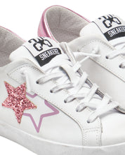 2star Made In Italy Artigianale Pelle 100% Bianco Donna 2SD4603