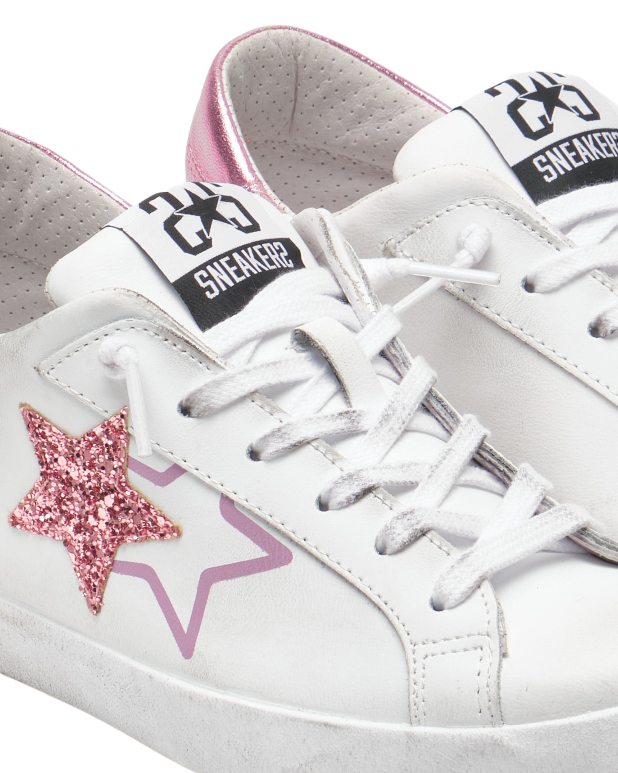 2star Made In Italy Artigianale Pelle 100% Bianco Donna 2SD4603