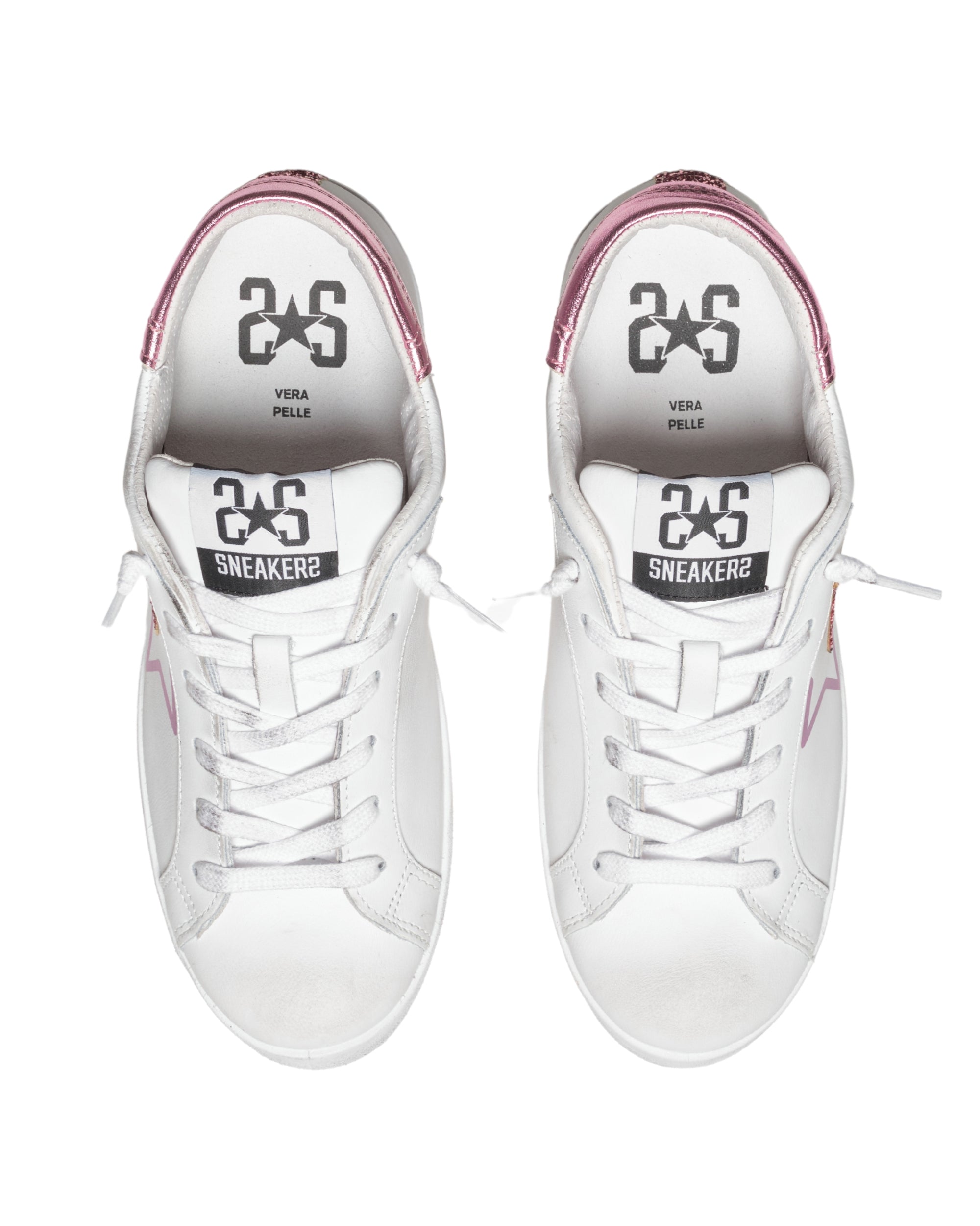 2star Made In Italy Artigianale Pelle 100% Bianco Donna 2SD4603