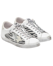 2star Made In Italy Artigianale Pelle 100% Bianco Donna