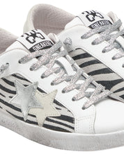 2star Made In Italy Artigianale Pelle 100% Bianco Donna