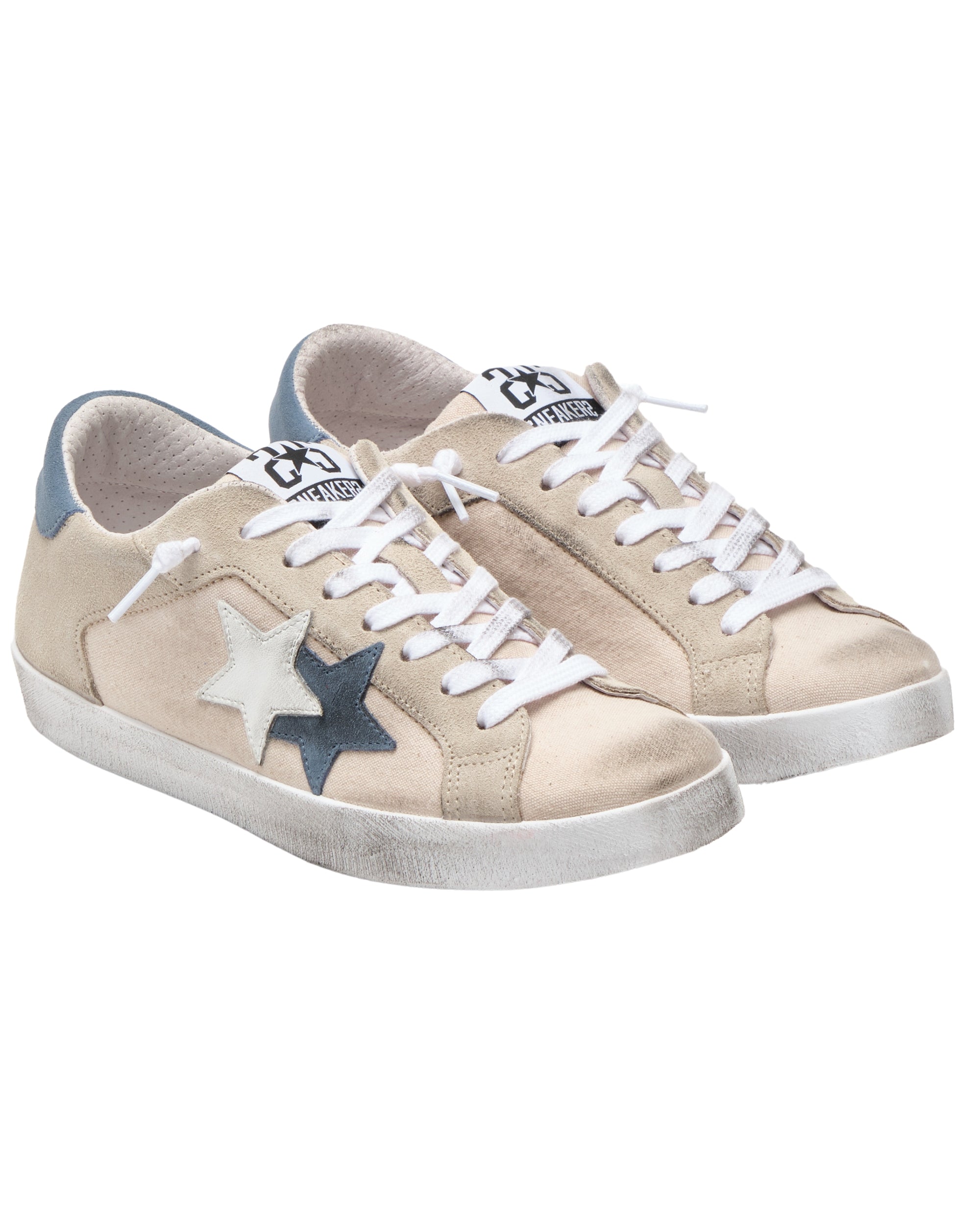 2star Made In Italy Artigianale Pelle 100% Bianco Uomo