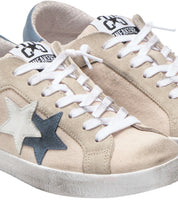 2star Made In Italy Artigianale Pelle 100% Bianco Uomo