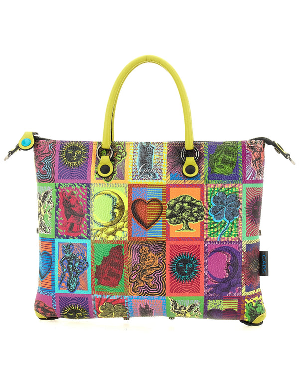 Gabs Trasformabile Hobo Shopper Tote Bauletto Zaino Multicolore Donna