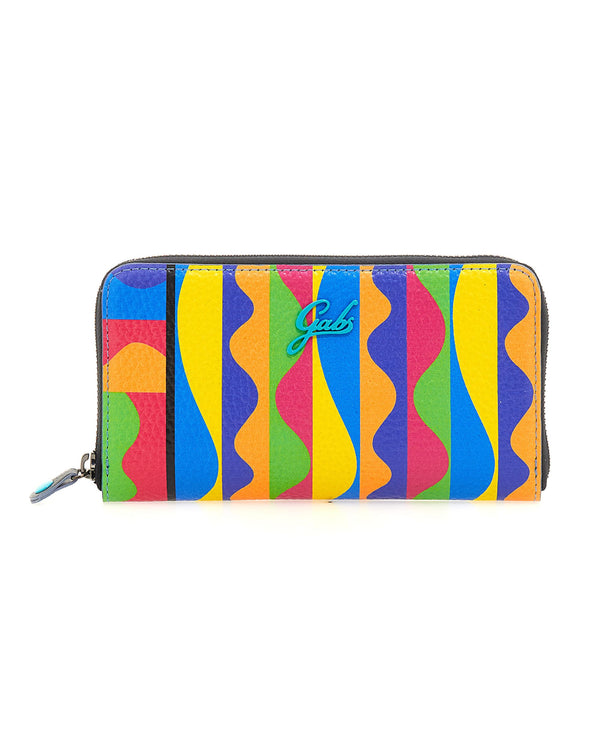 Gabs Zip Porta Carte Monete 19x11x2 Cm Multicolore Donna