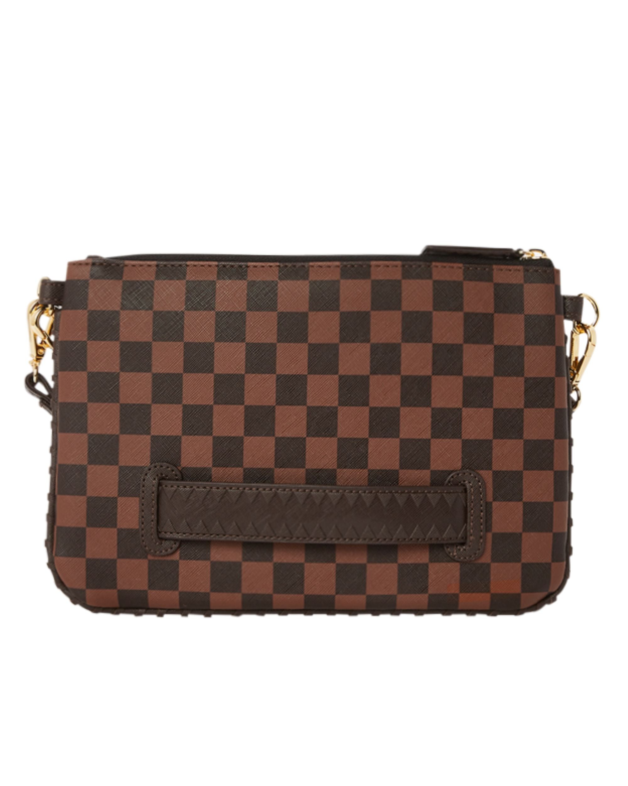 Sprayground Crossbody Bag Marrone Donna pochette Clutch polsiera