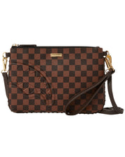 Sprayground Crossbody Bag Marrone Donna pochette Clutch polsiera