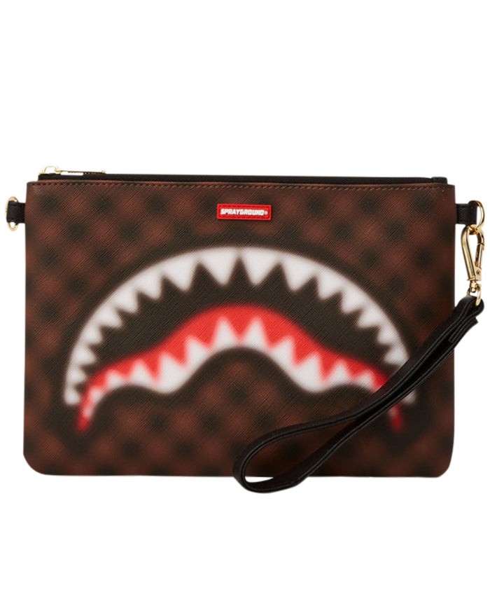 Sprayground Clutch Polso Marrone Unisex 4