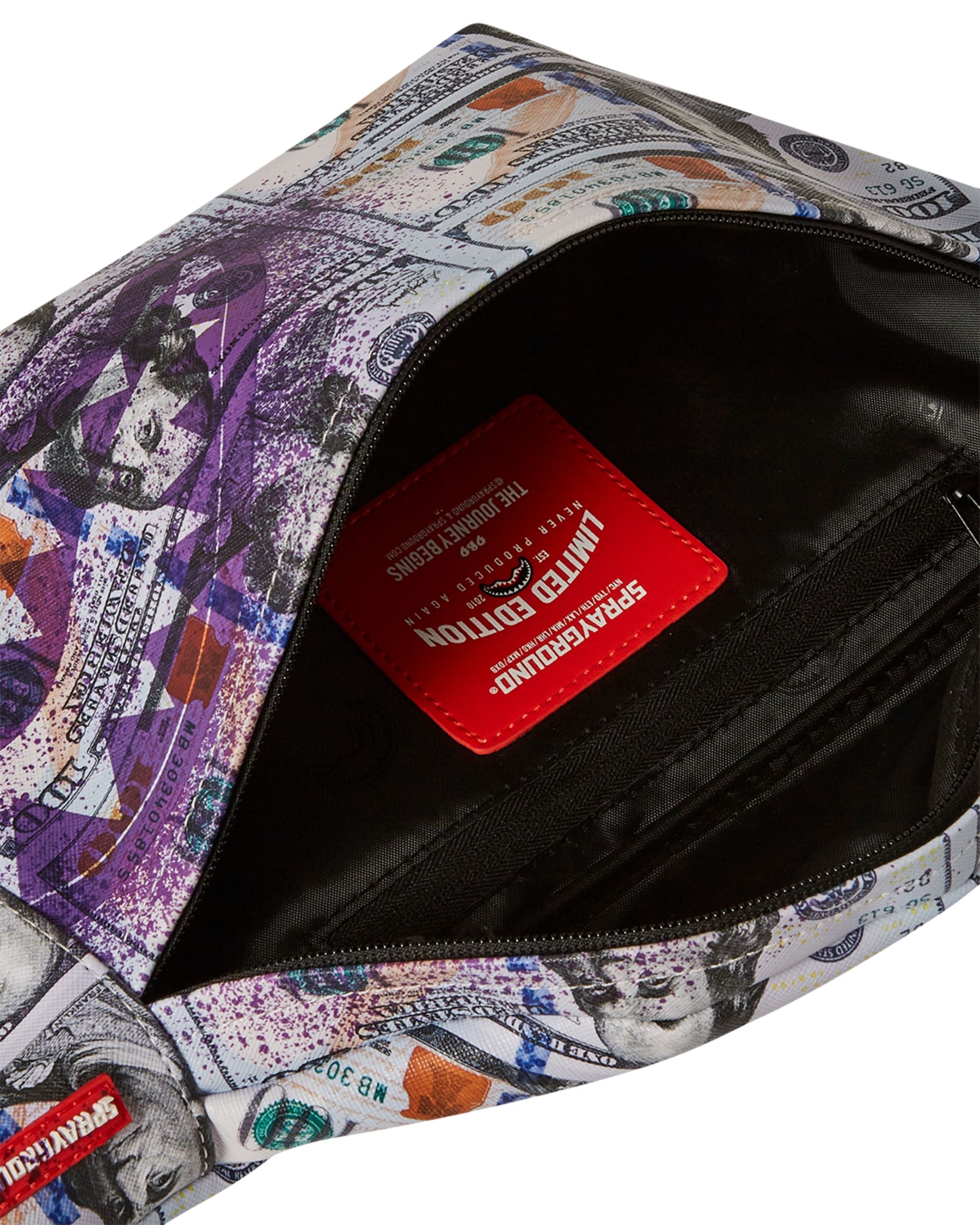 Sprayground Crossbody Bag Bianco Viola Unisex