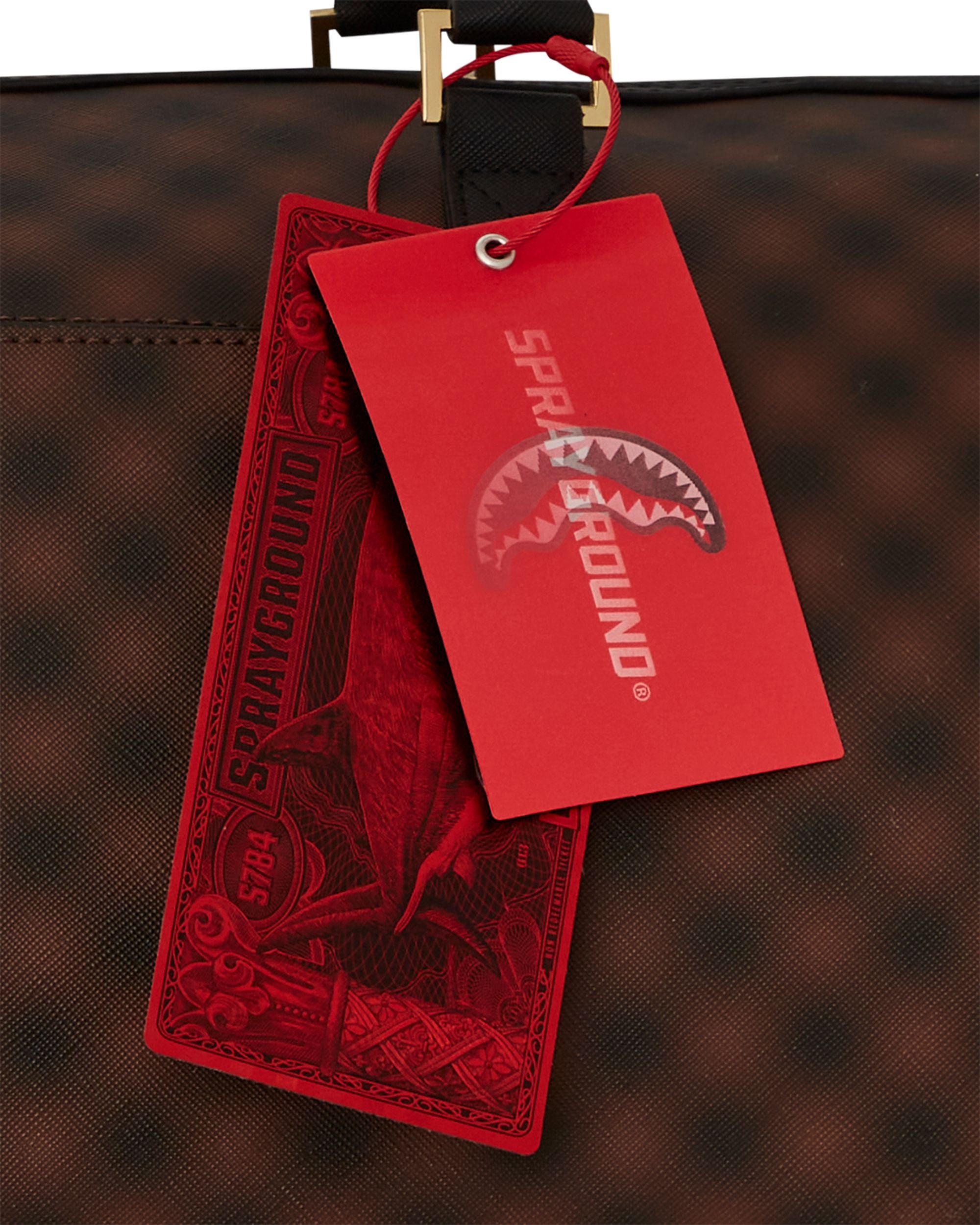 Sprayground Duffle Borsa Palestra Viaggio Marrone Unisex