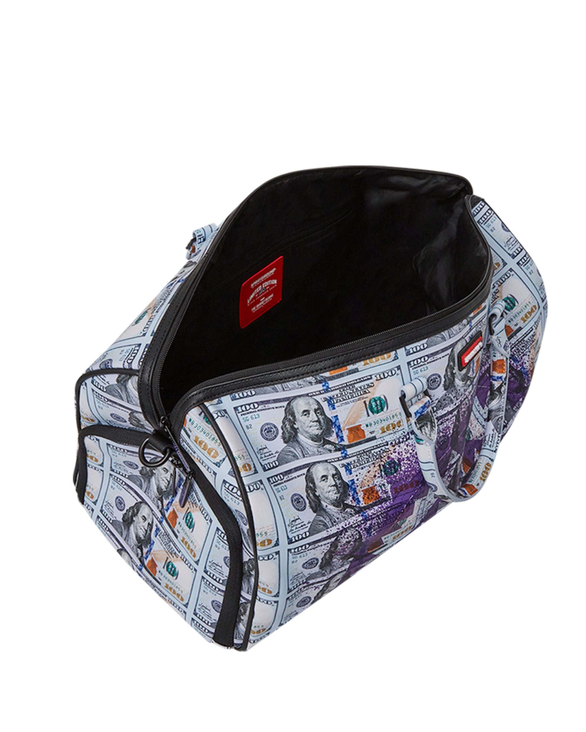 Sprayground Duffle Borsa Palestra Viaggio Bianco Viola Unisex