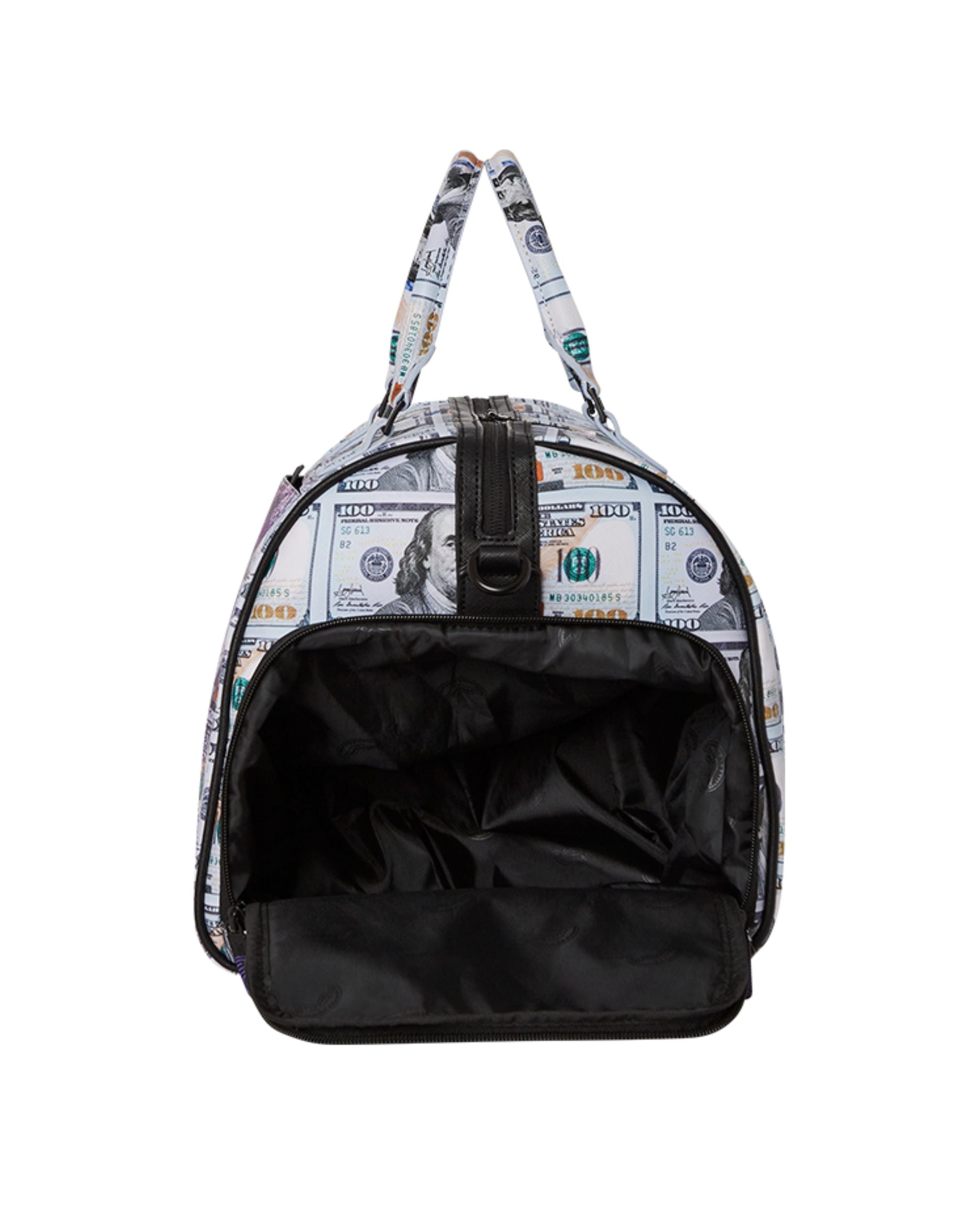 Sprayground Duffle Borsa Palestra Viaggio Bianco Viola Unisex