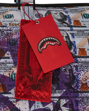 Sprayground Duffle Borsa Palestra Viaggio Bianco Viola Unisex