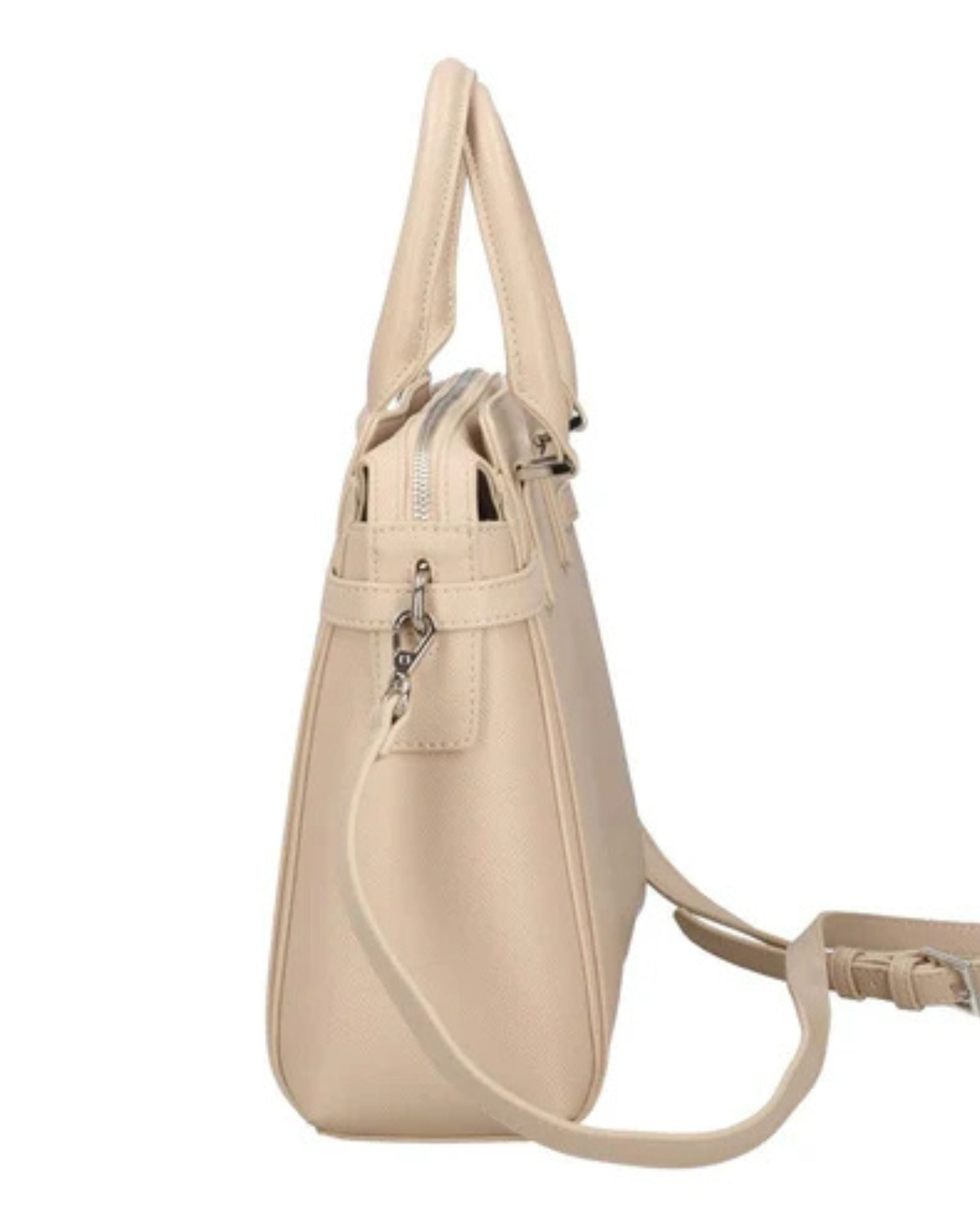 Gaelle Borsa In Ecopelle Con Tracolla Regolabile Beige Donna