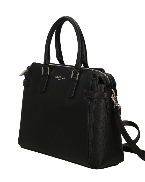 Gaelle Borsa In Ecopelle Con Tracolla Regolabile Nero Donna-2