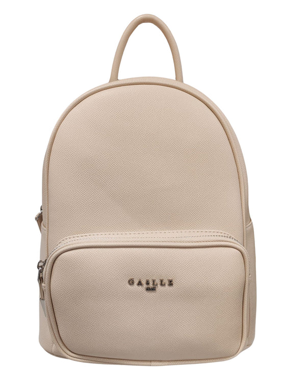 Gaelle Zainetto Da Viaggio In Ecopelle 22,5x30x12 Cm Beige Donna