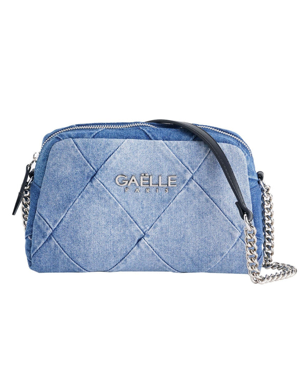 Gaelle Borsetta Compatta 23x16x6 Cm Con Tracollina Jeans Donna