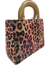 Gaelle Borsa a Mano in Ecopelle Stampa Pattern Leopardato Donna