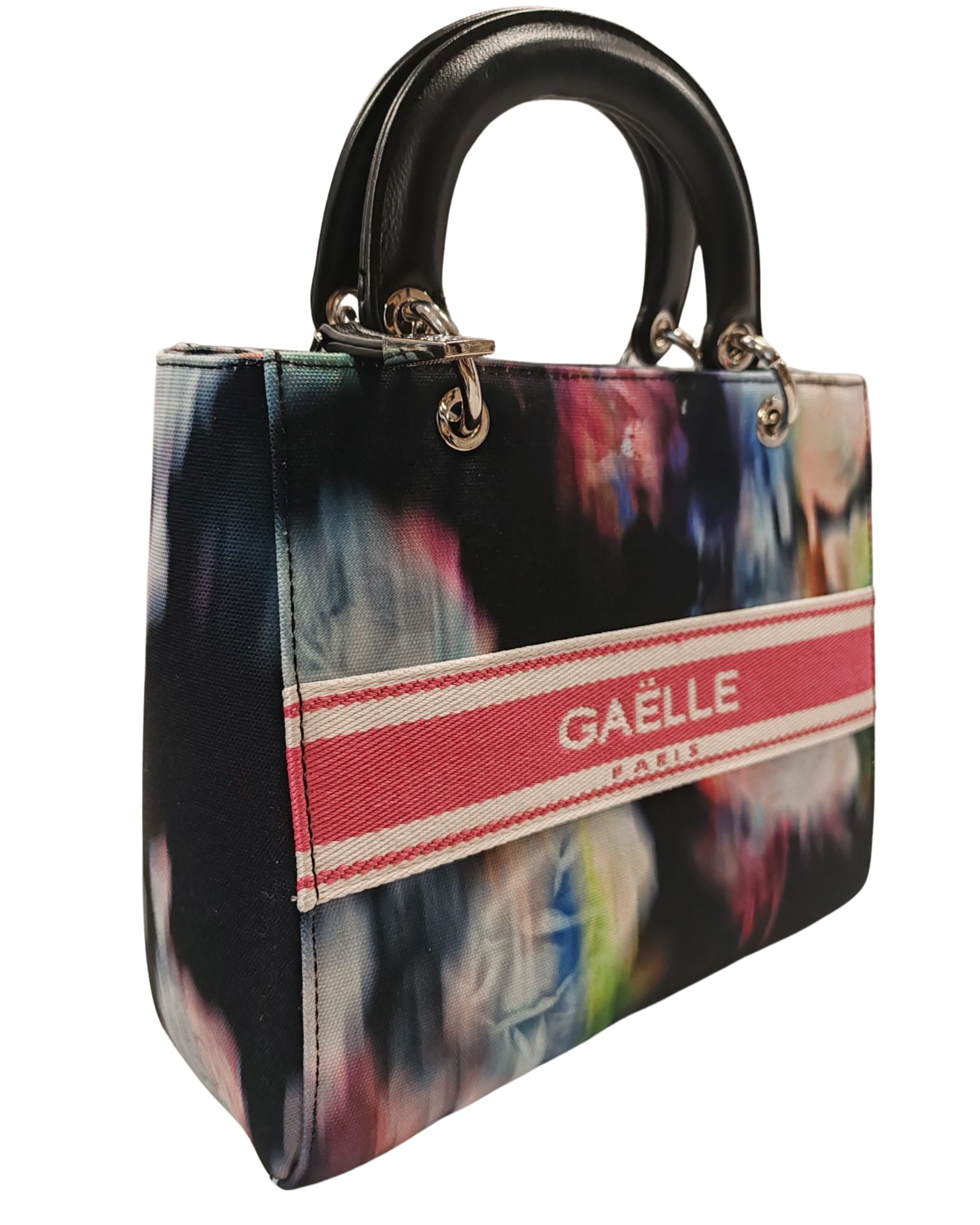 Gaelle Borsa a Mano in Ecopelle Stampa Multicolore Donna