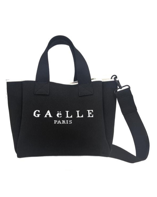 Gaelle Shopper Con Logo Ricamato Nero Donna