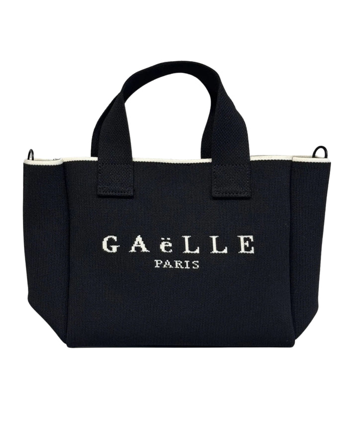 Gaelle Shopper Con Logo Ricamato Nero Donna 2