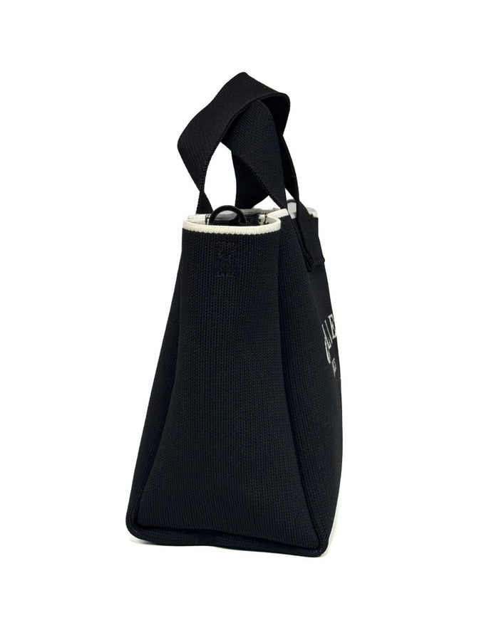 Gaelle Shopper Con Logo Ricamato Nero Donna 4