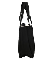 Gaelle Maxi Shopper Con Logo Ricamato Nero Donna