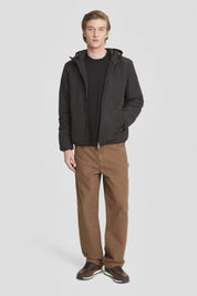 Ciesse Piumini Giubbotto Peter Giacca uomo con cappuccio imbottita nero