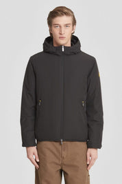 Ciesse Piumini Giubbotto Peter Giacca uomo con cappuccio imbottita nero