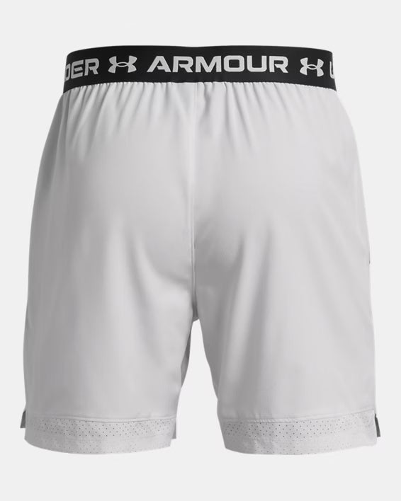 Under Armour Pantaloncini Shorts UA Vanish Woven Allenamento Uomo Grigio Halo