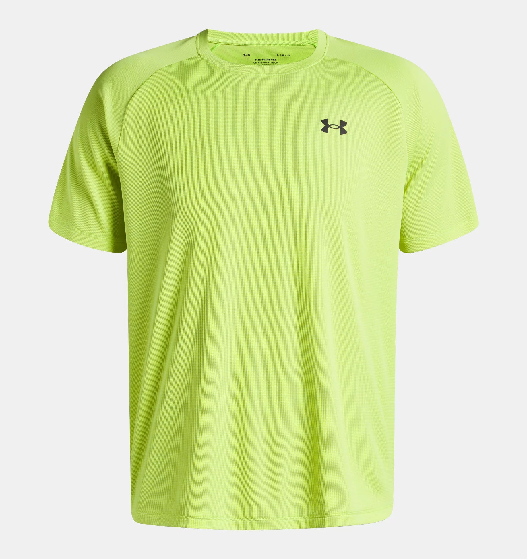 Under Armour Maglietta Allenamento Uomo UA Tech Textured T-shirt Poliestere Hyper Green