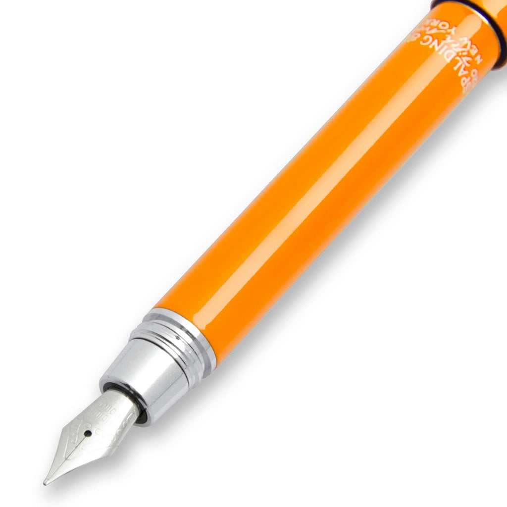 Spalding & Bros A.g. Penna Stilografica Arancione nel box regalo logato 170130U100