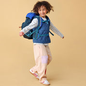 Ergobag Ergonomico Personalizzabile Eco Resistente ad Acqua e Sporco Blu Orso esploratore artico