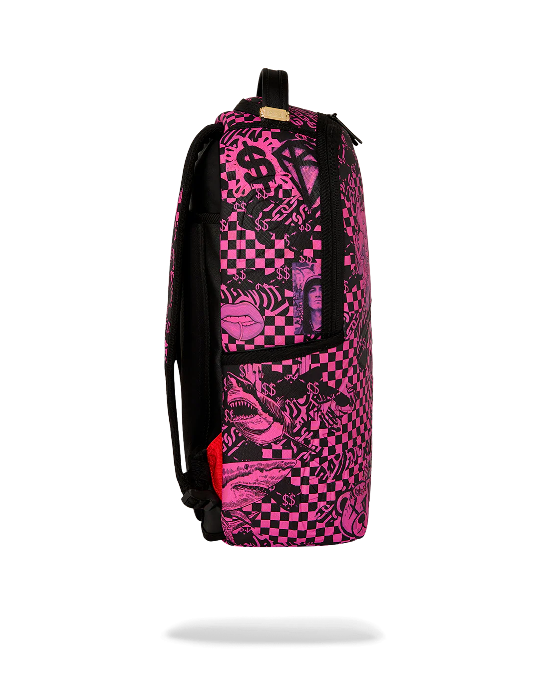 Sprayground Zaino Big Backpack Scuola City Viaggio Shark Organza