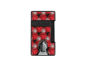 S.t.dupont accendino gas Slimmy limited edition Got Game of Thrones Targaryen Nero 028112