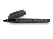 S.t.dupont biro penna roller fibra di carbonio Pvd lucido nero cave 14,8x1,5 cm 412396L