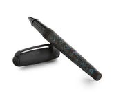 S.t.dupont biro penna roller fibra di carbonio Pvd lucido nero cave 14,8x1,5 cm 412396L