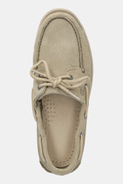 Timberland Scarpa da Barca Classic Uomo Tomaia in Pelle Verde Chiaro Suede