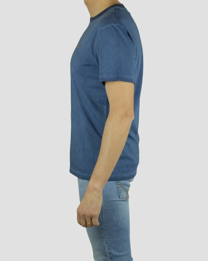 Sun68 T-shirt Special Dyed Cotone Blu 3