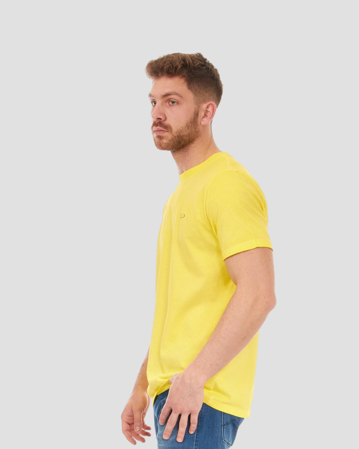 Sun68 T-shirt Special Dyed Cotone Giallo 3