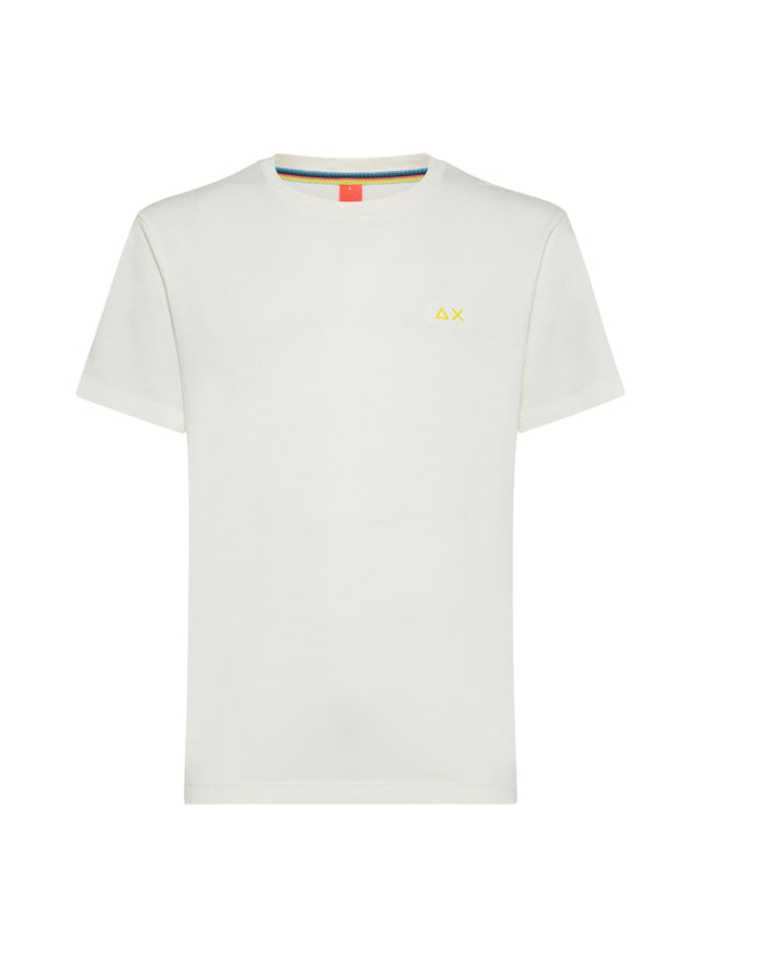 Sun68 T-shirt Special Dyed Cotone Bianco 1