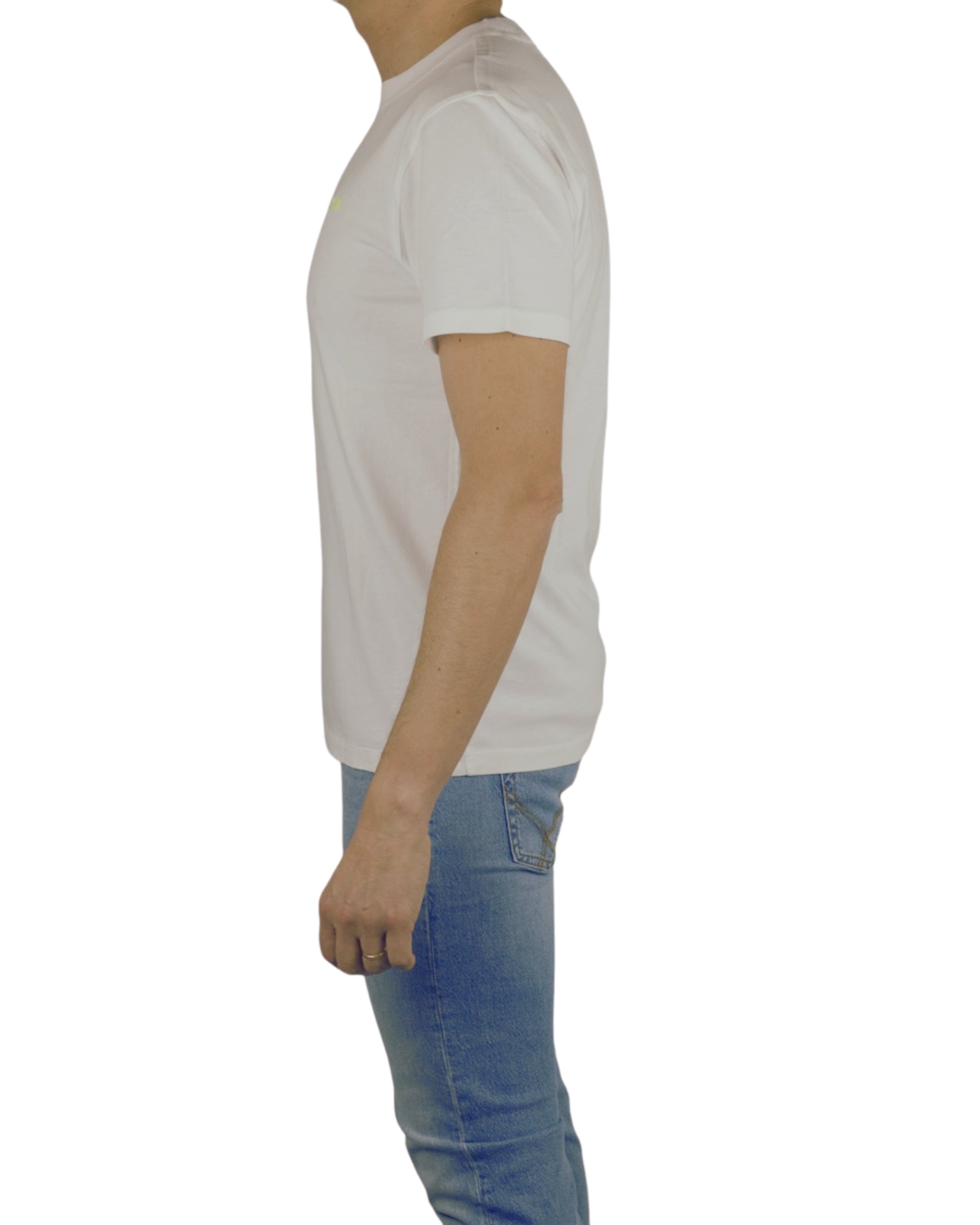 Sun68 T-shirt Special Dyed Cotone Bianco