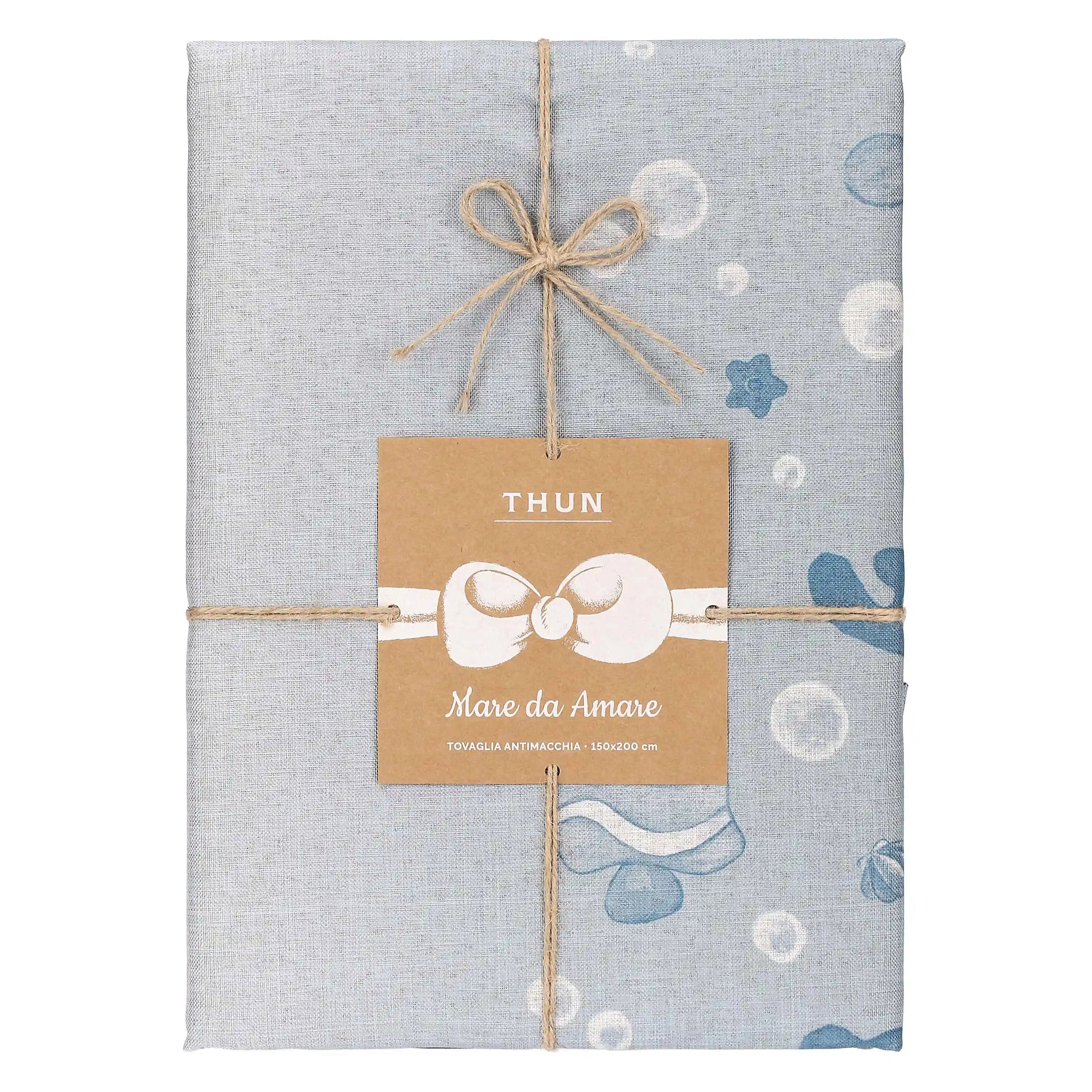 THUN tovaglia Runner Resistente alle Macchie 45x150 cm Mare da Amare Blue B101124