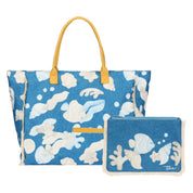 THUN Set Borsa Mare e Pochette 40x37x14 cm Mare da Amare Light Blue D002487
